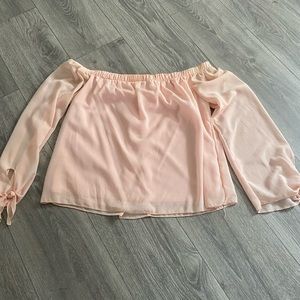 Off the shoulder blouse